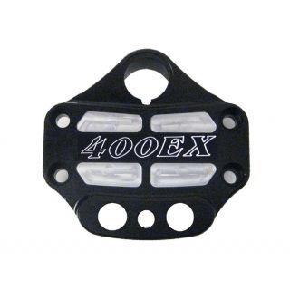 Handle Bar Clamp Black w/Logo